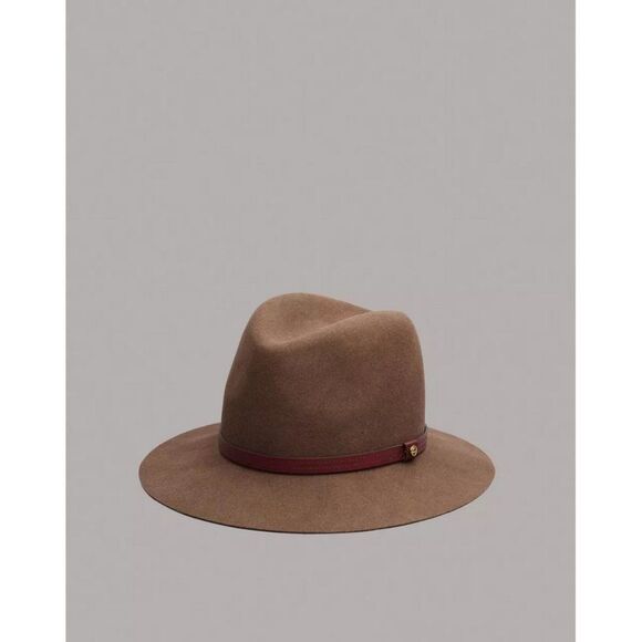 rag & bone Floppy Brim Fedora in Pecan - Picture 2 of 12
